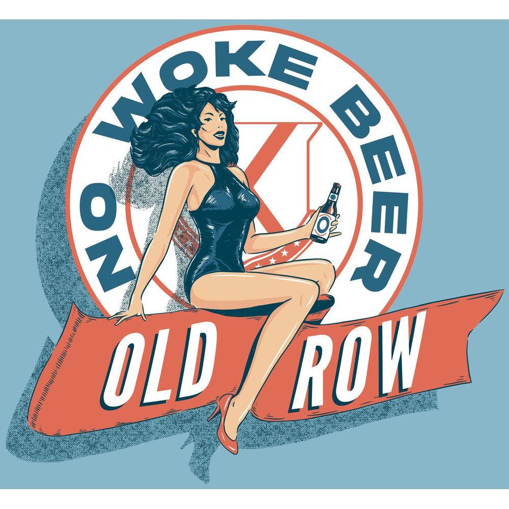 No Woke Beer Pocket Tee-T-Shirts-BDTBAB-Old Row