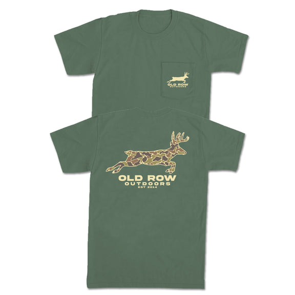 Old Row Outdoors Camo Deer Pocket Tee