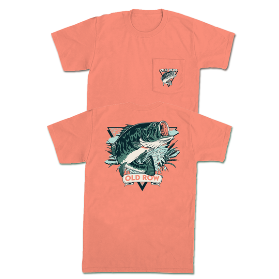 Old Row Outdoors Bass Triangle Pocket Tee