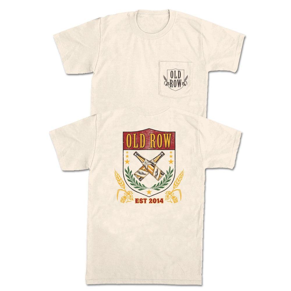 The Beer Crest Pocket Tee-T-Shirts-Old Row U-Old Row