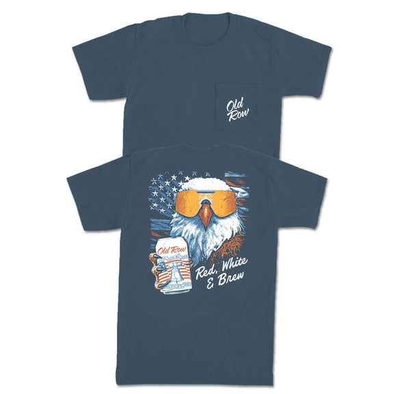Red White & Brew Pocket Tee