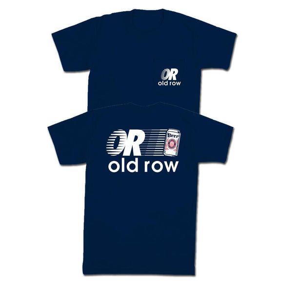 The Beer Shoe Pocket Tee-T-Shirts-The Boozy Collection-Navy-S-Old Row