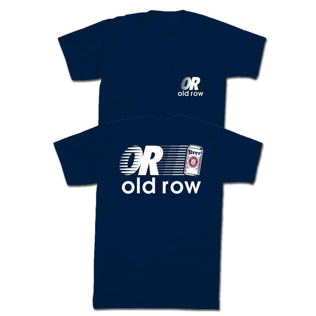 The Beer Shoe Pocket Tee-T-Shirts-The Boozy Collection-Navy-S-Old Row