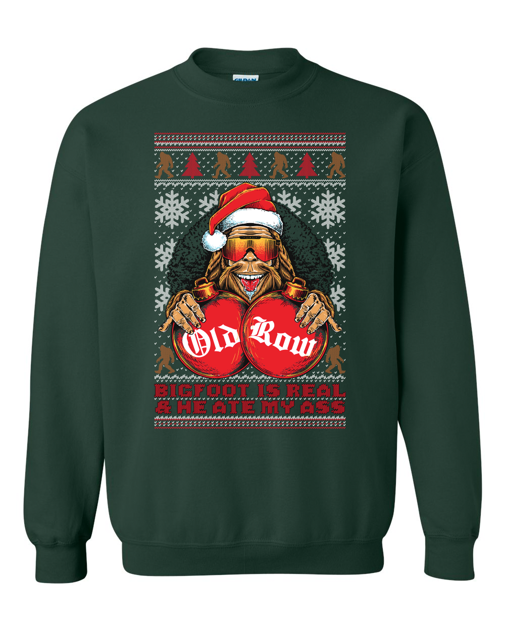 Bigfoot Is Real Tacky Sweater