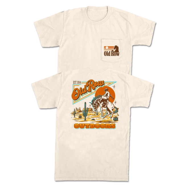 Old Row Outdoors Banquet Cowboy Pocket Tee