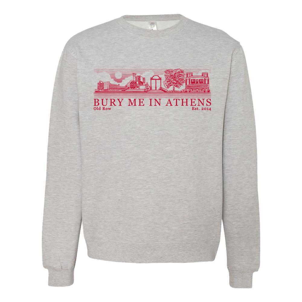 Bury Me In Athens Crewneck-Crewnecks-Old Row U-Grey-S-Old Row