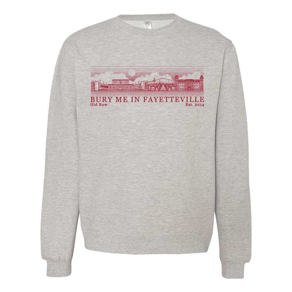 Bury Me In Fayetteville Crewneck-Crewnecks-Old Row U-Grey-S-Old Row