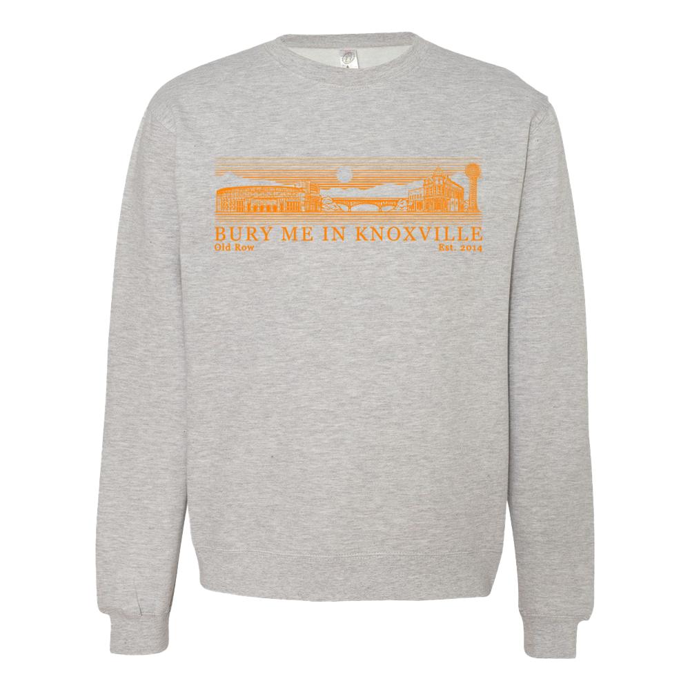 Bury Me In Knoxville Crewneck-Crewnecks-Old Row U-Grey-S-Old Row