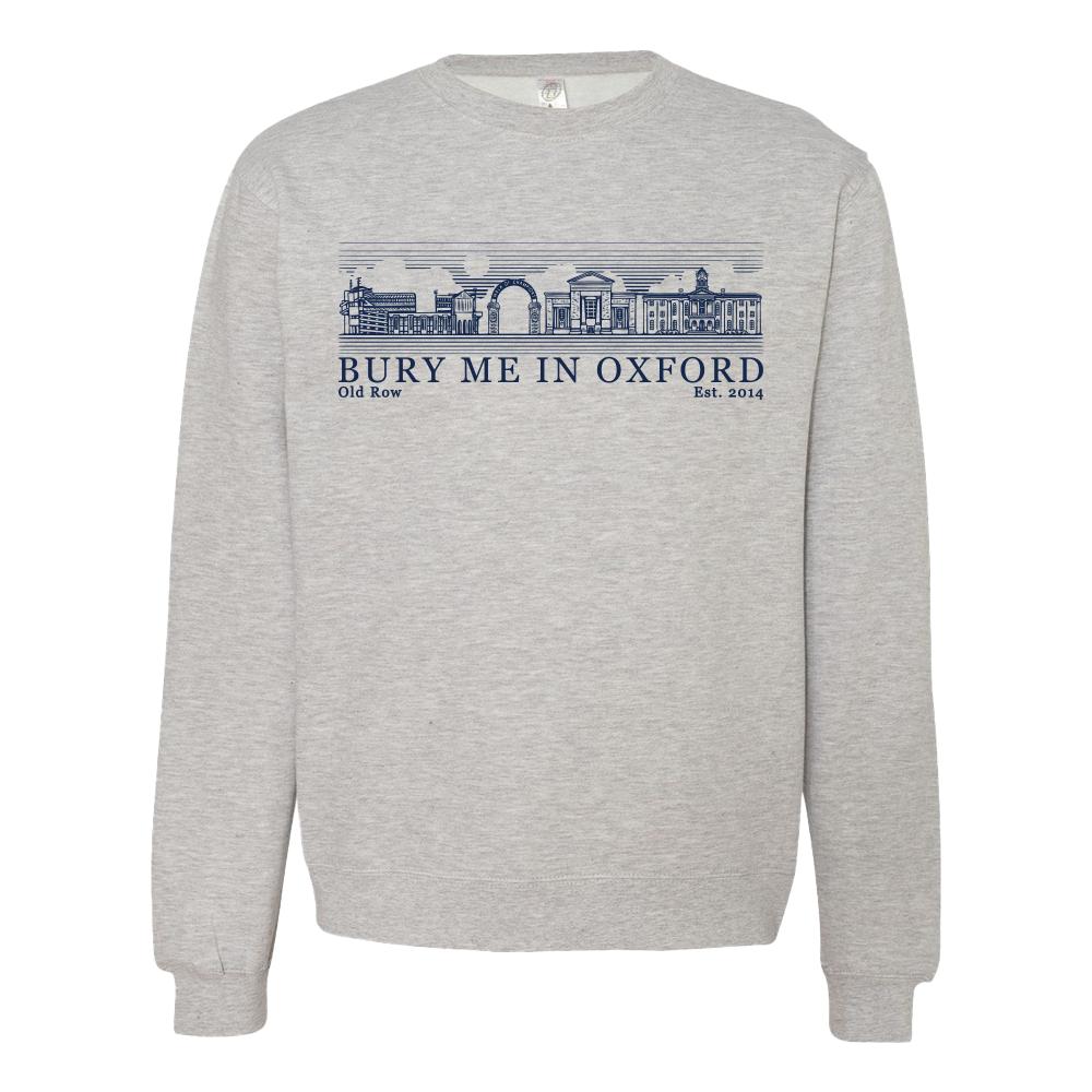 Bury Me In Oxford Crewneck-Crewnecks-Old Row U-Grey-S-Old Row