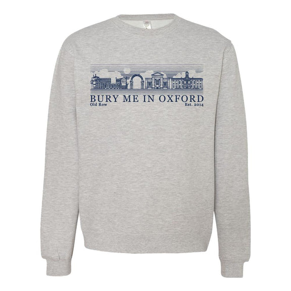 Bury Me In Oxford Crewneck-Crewnecks-Old Row U-Grey-S-Old Row