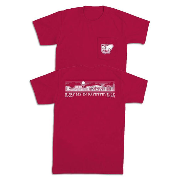 Bury Me In Fayetteville Pocket Tee-T-Shirts-Old Row U-Old Row
