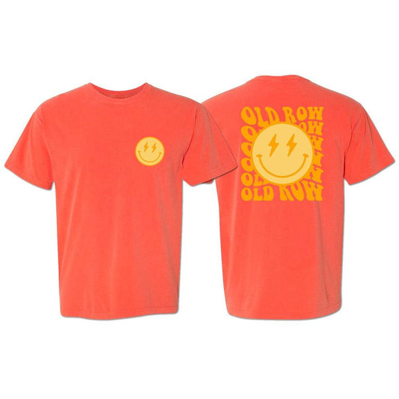 Old Row Smiley Tee-T-Shirts-Old Row Branded-Orange-S-Old Row