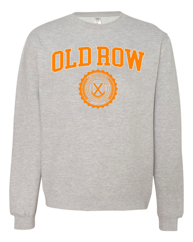 Old Row U Collegiate Crest Crewneck Old Row Red L