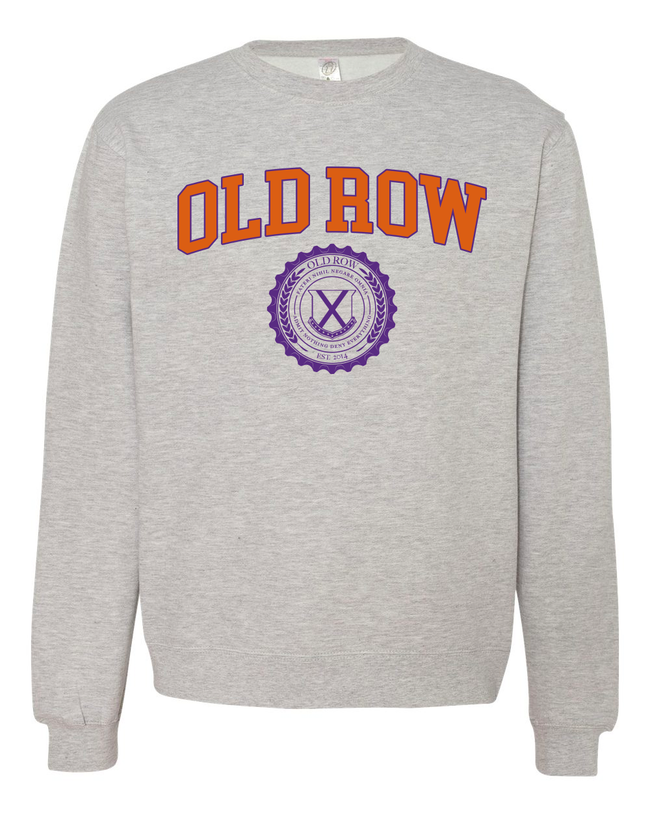 Old Row U Collegiate Crest Crewneck