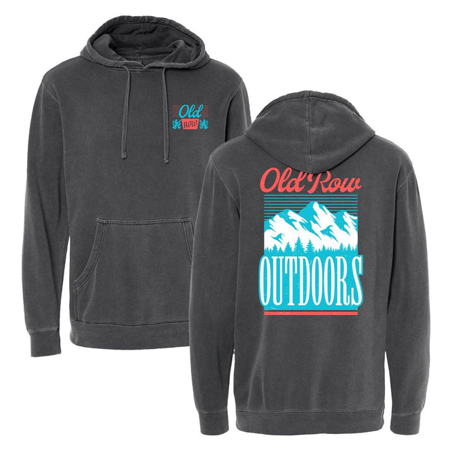 The Dry Mountain Pigment Dyed Premium Hoodie-Hoodies-Old Row Outdoors-Old Row