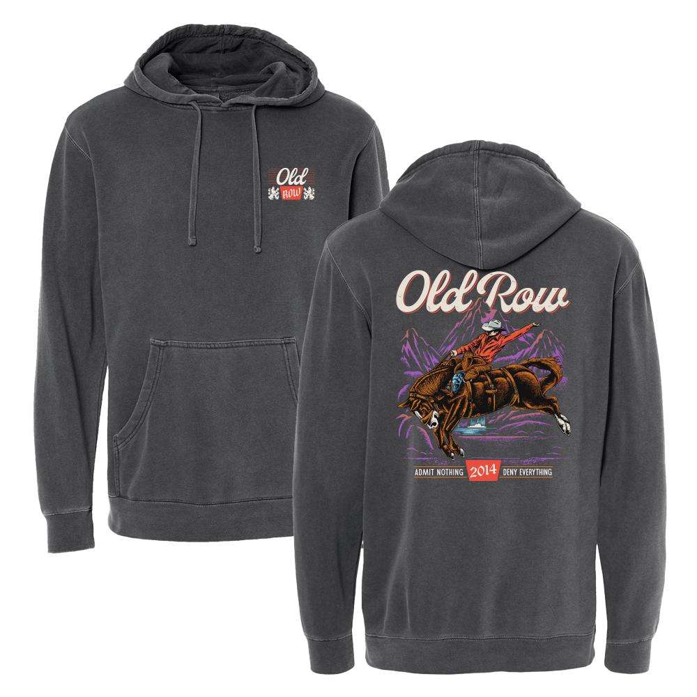The Banquet Cowboy 2.0 Pigment Dyed Premium Hoodie-Hoodies-Old Row Outdoors-Old Row