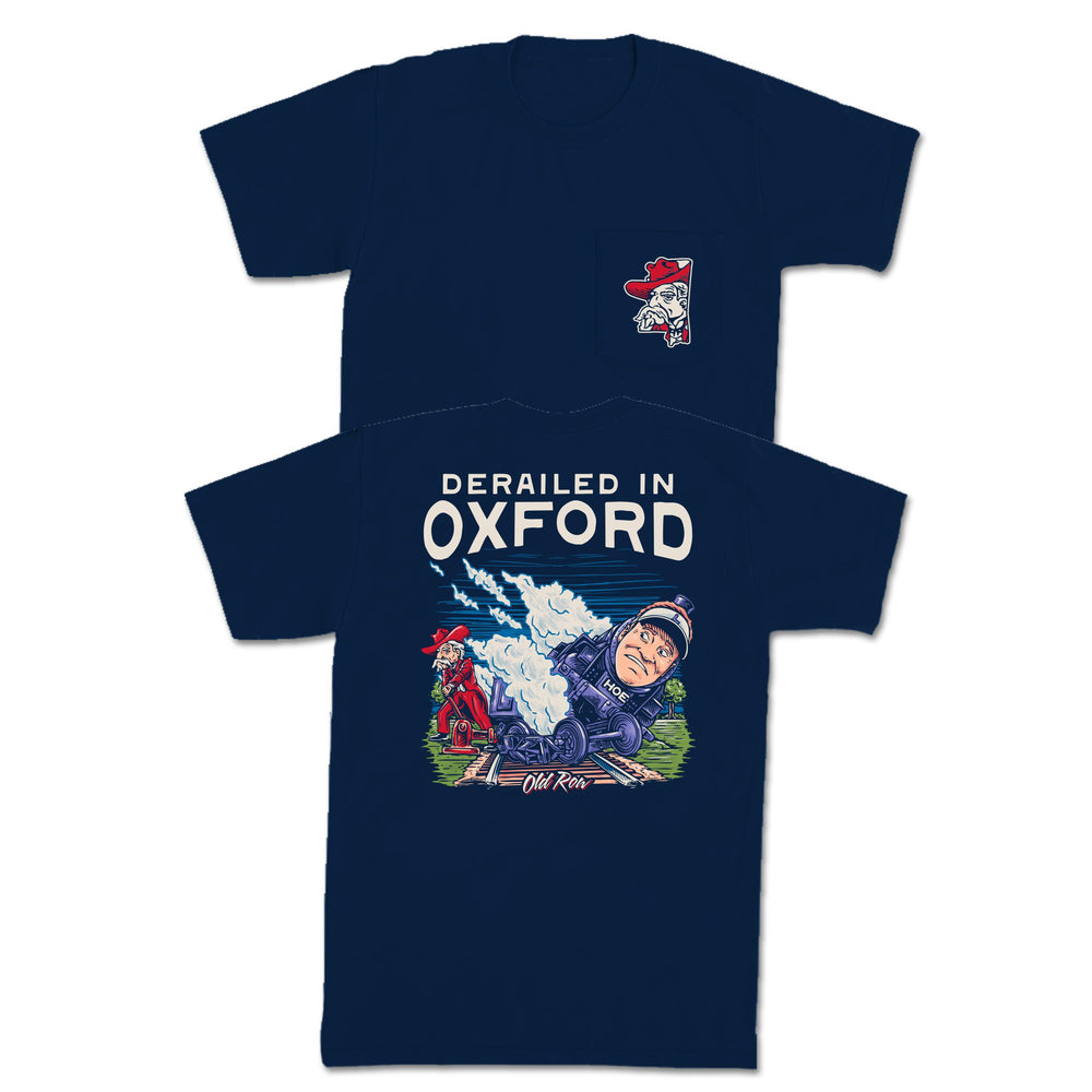 Derailed In Oxford Pocket Tee