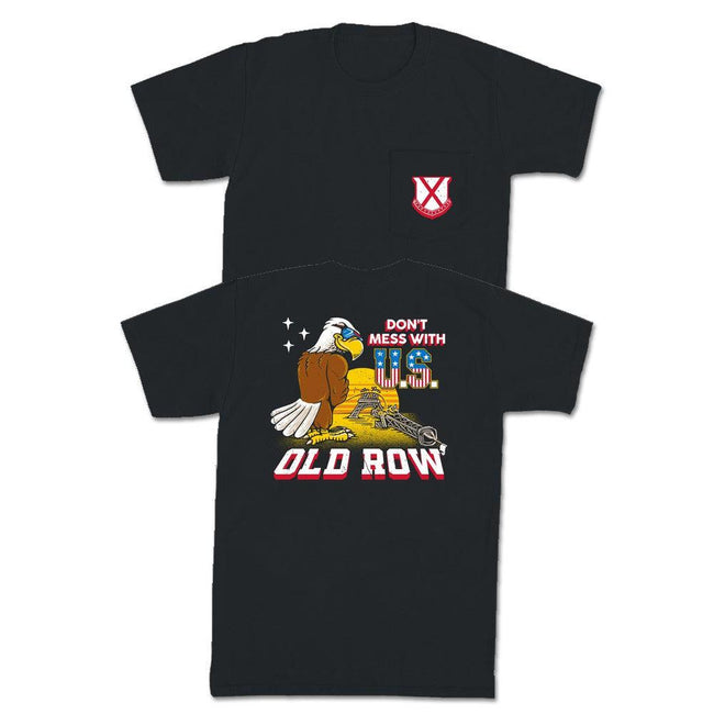 Don't Mess With U.S. Pocket Tee-T-Shirts-America First-Black-S-Old Row