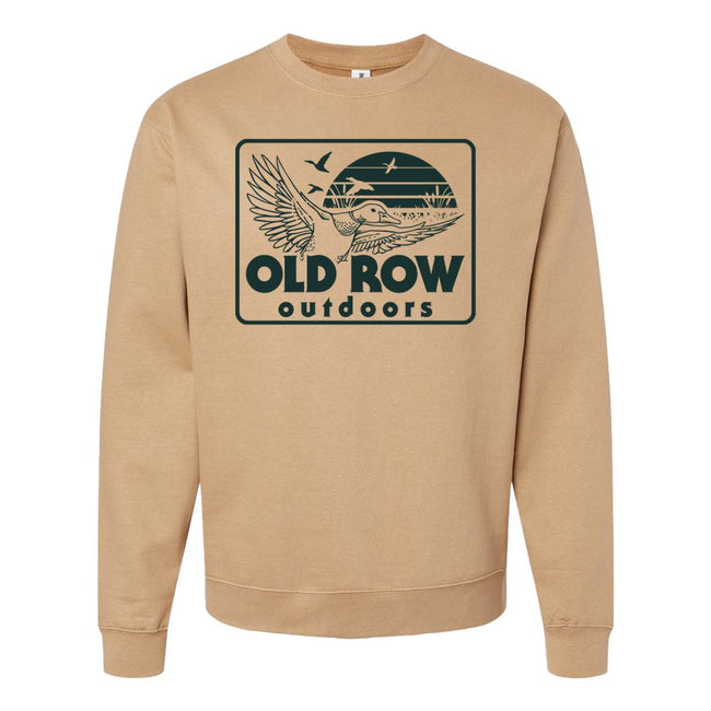 Old Row Outdoors Duck Badge Heavyweight Crewneck-Crewnecks-Old Row Outdoors-Old Row