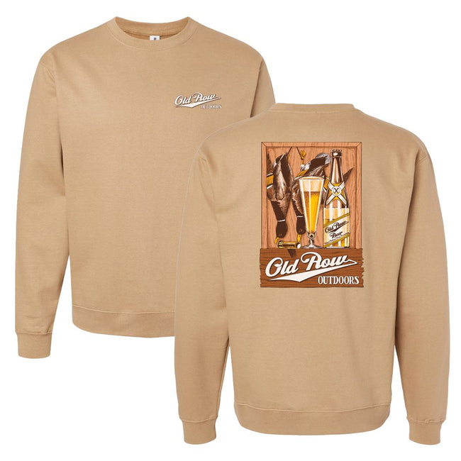 Old Row Outdoors Duck Beer Heavyweight Crewneck-Crewnecks-Old Row Outdoors-Old Row