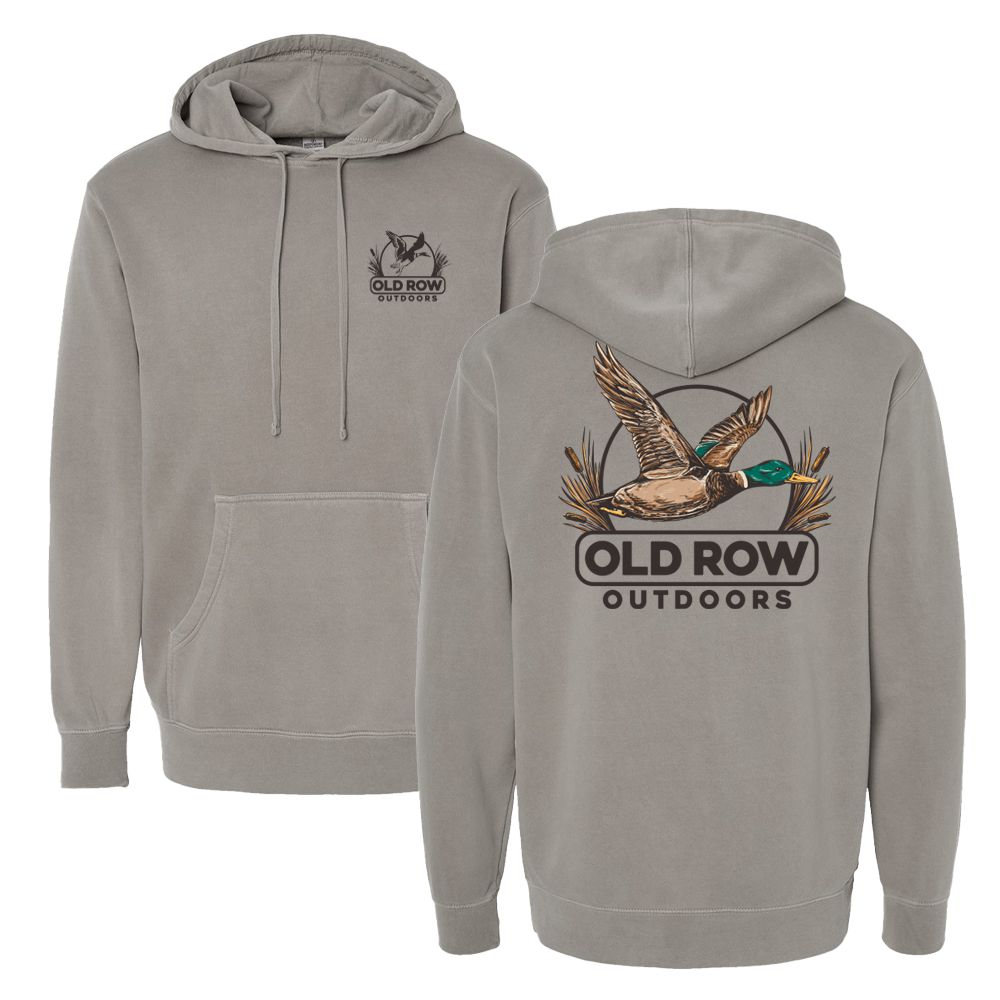 The Mallard Pigment Dyed Premium Hoodie-Hoodies-Old Row Outdoors-Old Row