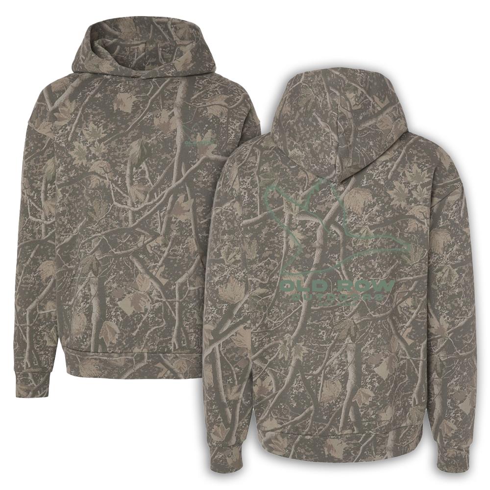 Outdoors Duck Glow Camo Hoodie-Hoodies-Old Row Outdoors-Old Row