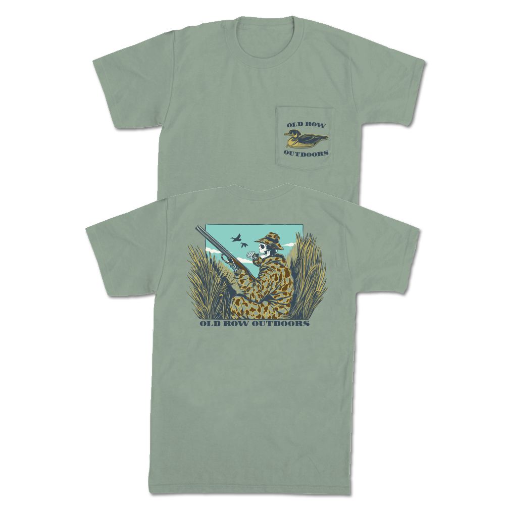 Duck Camo Circle Logo Pocket Tee | Old Row Outdoors T-Shirts