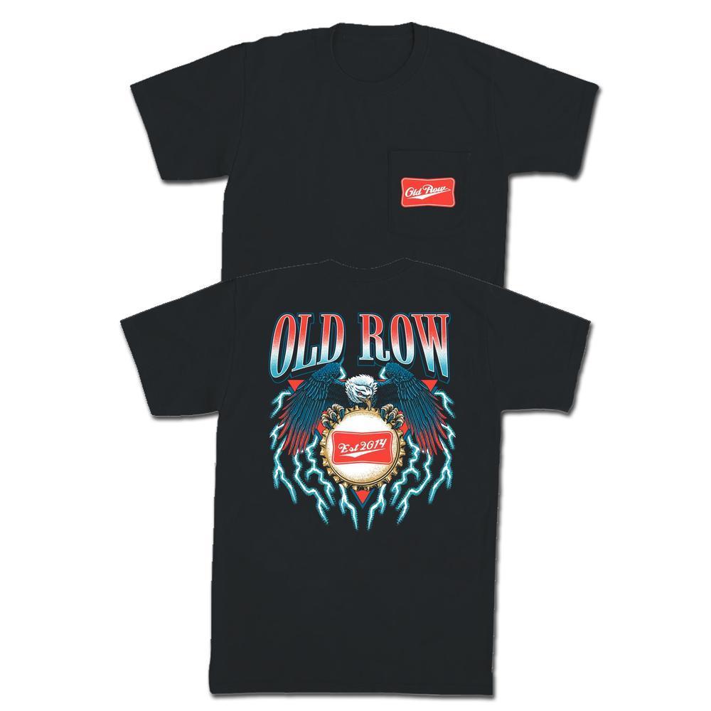 The Beercap Eagle Pocket Tee-T-Shirts-The Boozy Collection-Old Row