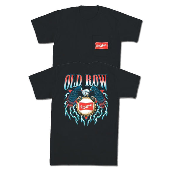 The Beercap Eagle Pocket Tee-T-Shirts-The Boozy Collection-Old Row