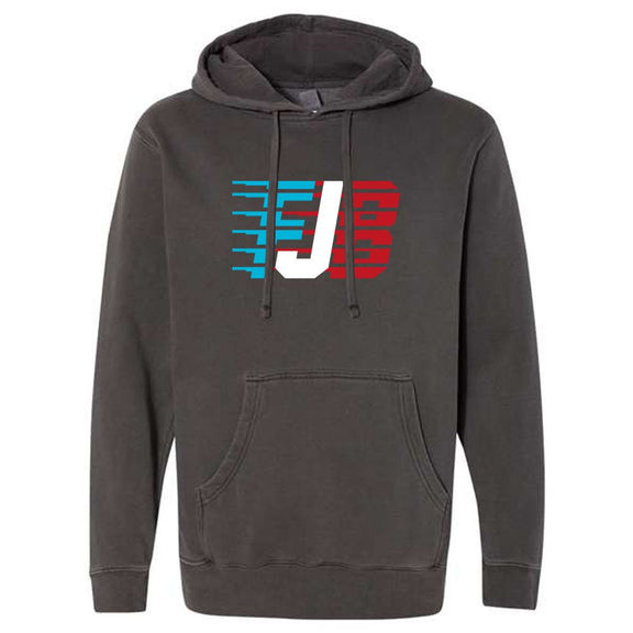 FJB Retro Pigment Dyed Premium Hoodie-Hoodies-America First-Old Row