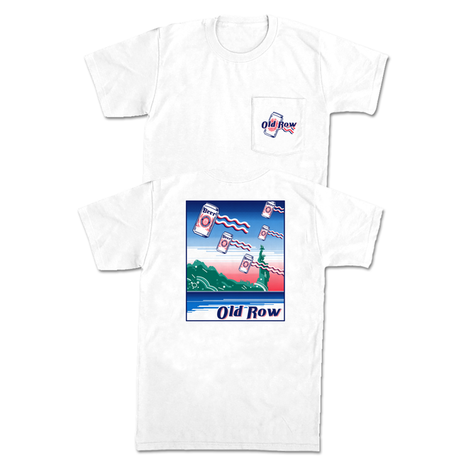 The Flying Beer USA Pocket Tee