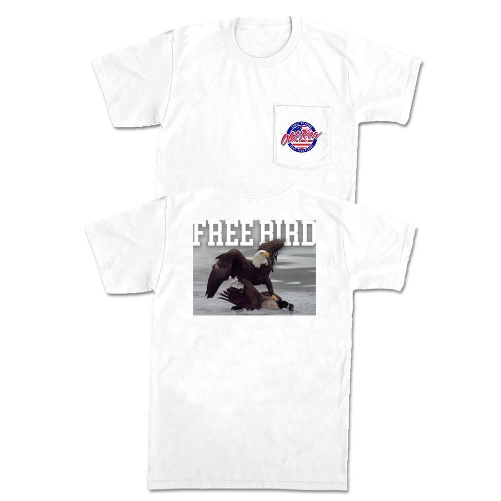 Free Bird Legend Pocket Tee-T-Shirts-America First-Old Row