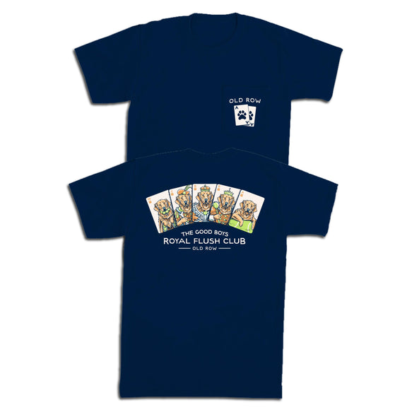 The Royal Flush Club Pocket Tee
