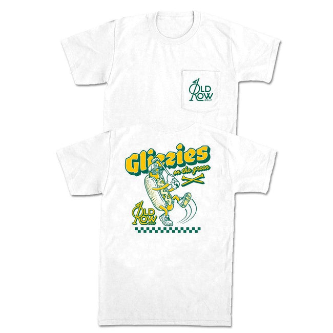 Glizzies On The Green Pocket Tee-T-Shirts-Old Row Golf-White-S-Old Row