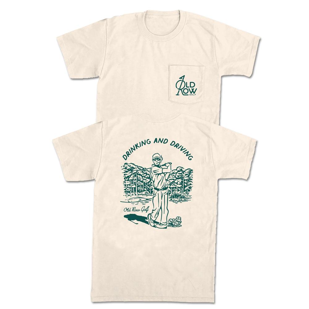Drinking and Driving 2.0 Pocket Tee-T-Shirts-Old Row Golf-Old Row