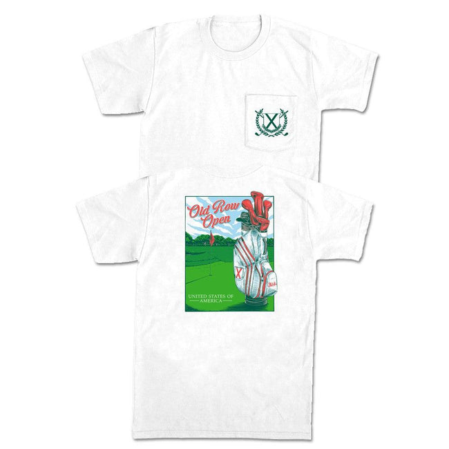 Old Row Open Pocket Tee-T-Shirts-Old Row Golf-White-S-Old Row