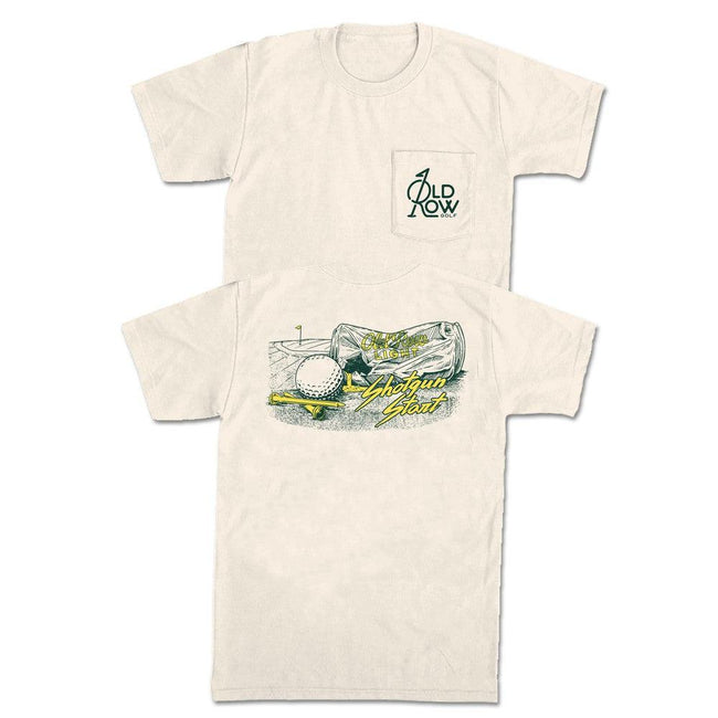 Old Row Golf Shotgun Start Pocket Tee-T-Shirts-Old Row Golf-Ivory-S-Old Row