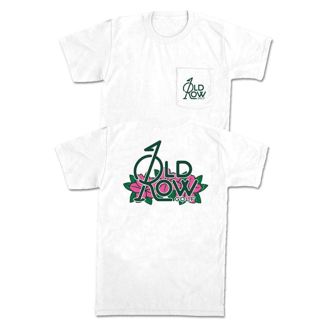 Old Row Golf Flower Pocket Tee-T-Shirts-Old Row Golf-White-S-Old Row