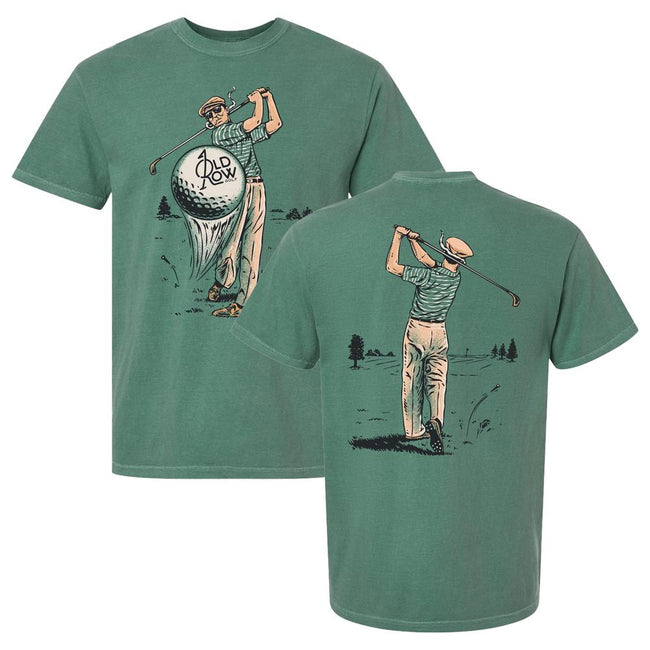 Vintage Golfer Tee-T-Shirts-Old Row Golf-Green-S-Old Row