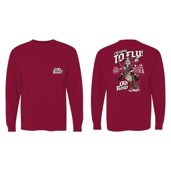 I'm Good To Fly Long Sleeve Pocket Tee