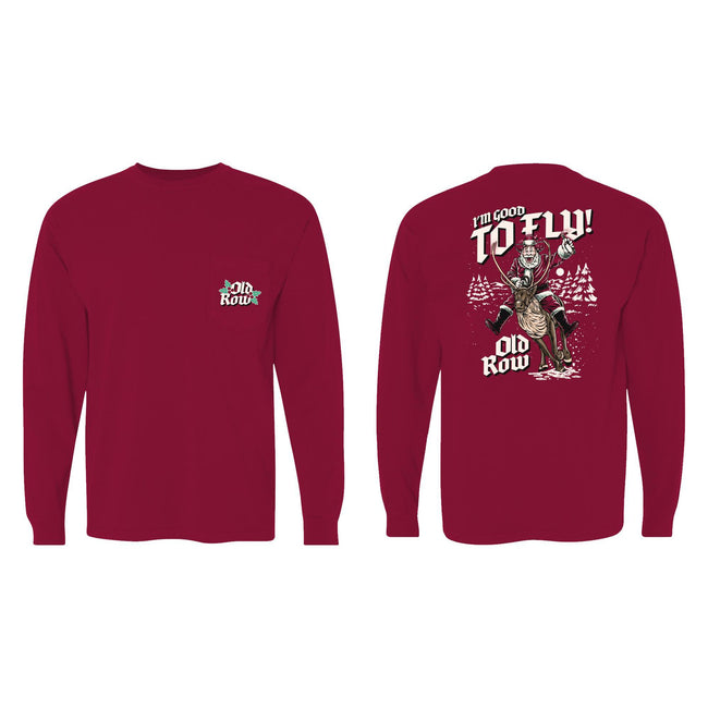 I'm Good To Fly Long Sleeve Pocket Tee