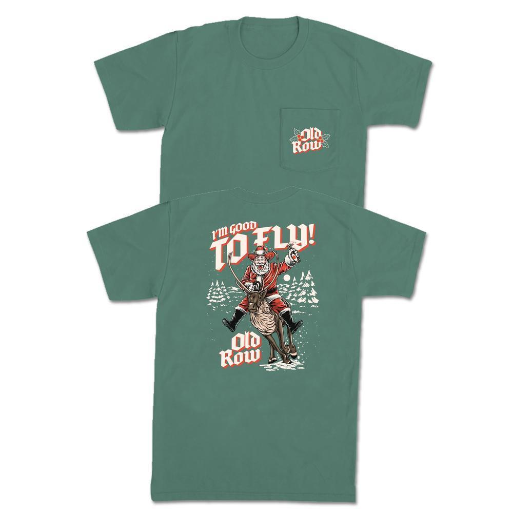 I'm Good To Fly Pocket Tee-T-Shirts-The Novelty Collection-Old Row