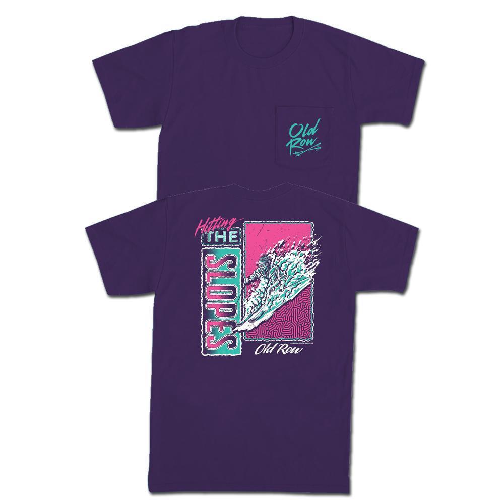 Hitting The Slopes V11 Pocket Tee-T-Shirts-Old Row Mountain-Old Row