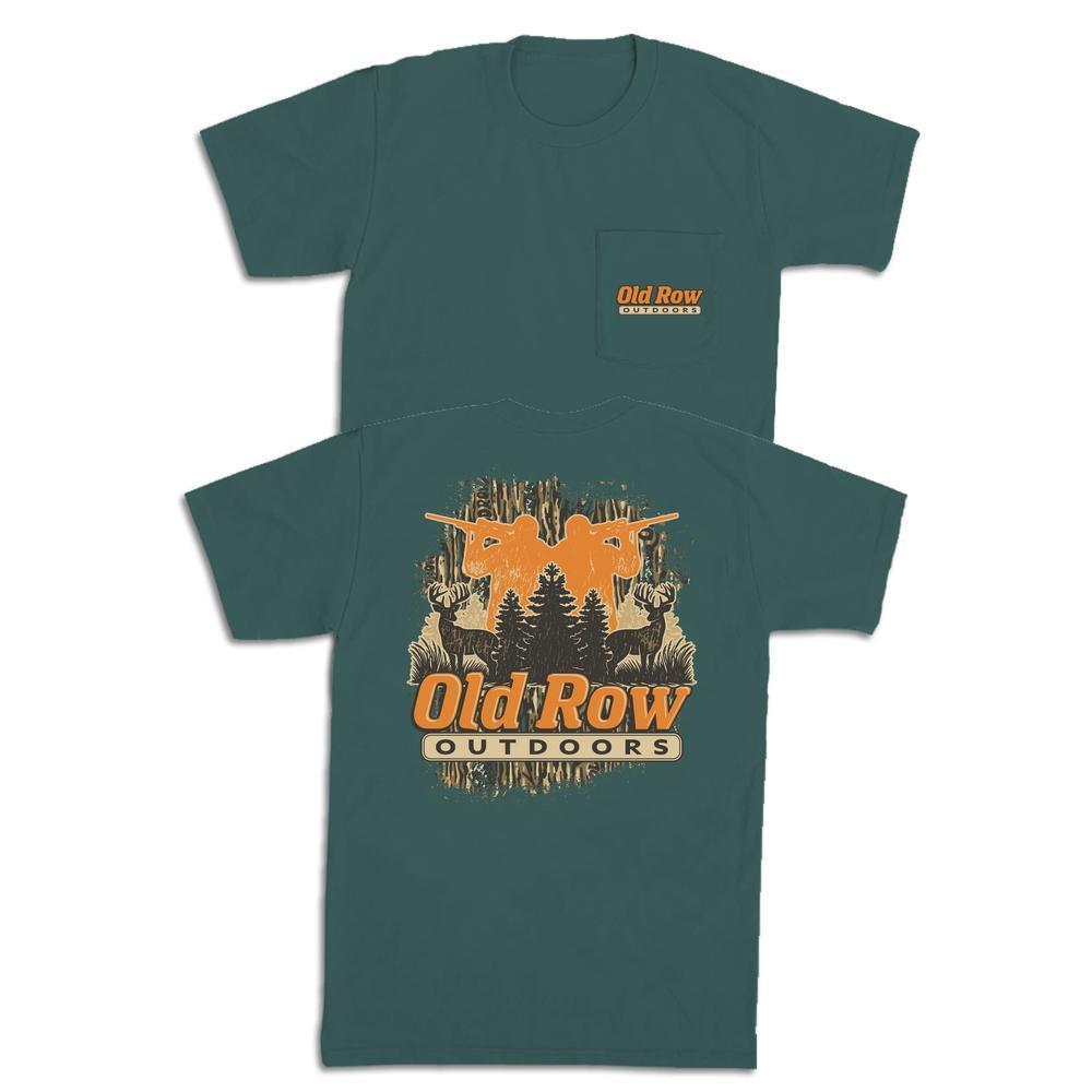 Hunter Camo Scene Pocket Tee-T-Shirts-Old Row Outdoors-Old Row