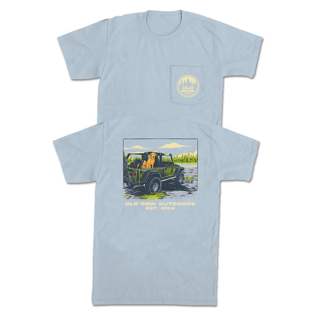 Old Row Off Road Dogs Pocket Tee-T-Shirts-oldrowwholesale-Old Row