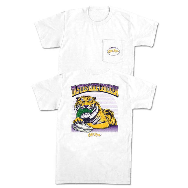 Tastes Like Chicken Pocket Tee