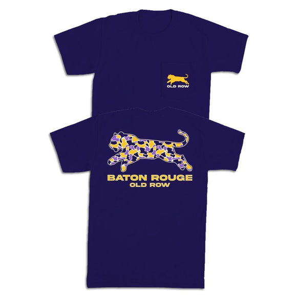 Baton Rouge Camo Tiger Pocket Tee-T-Shirts-Old Row U-Old Row