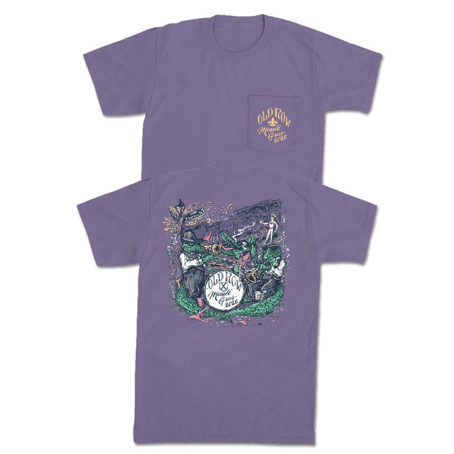 Mardi Gras 2026 Pocket Tee-T-Shirts-Old Row-Purple-S-Old Row