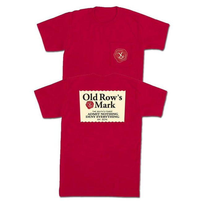 The South's Finest Pocket Tee-T-Shirts-The Boozy Collection-Red-S-Old Row