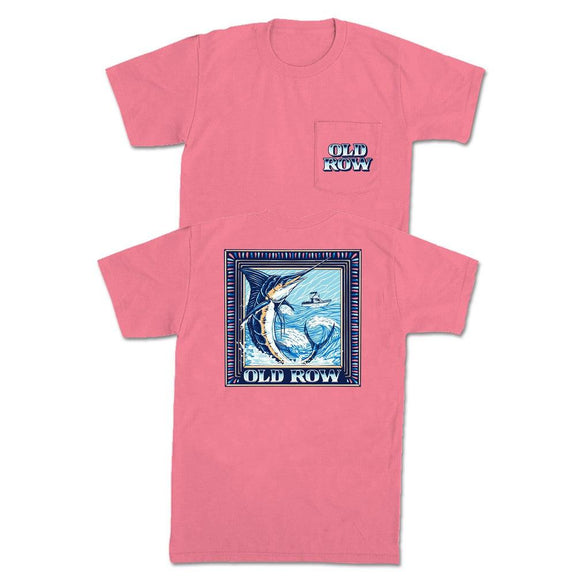 The Thrill of the Bill Pocket Tee-T-Shirts-Old Row Outdoors-Pink-S-Old Row